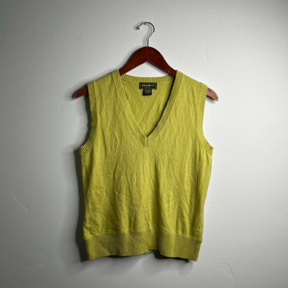 Eddie Bauer Jackets & Blazers - Y2K vintage light green sweater vest size small by Eddie Bauer